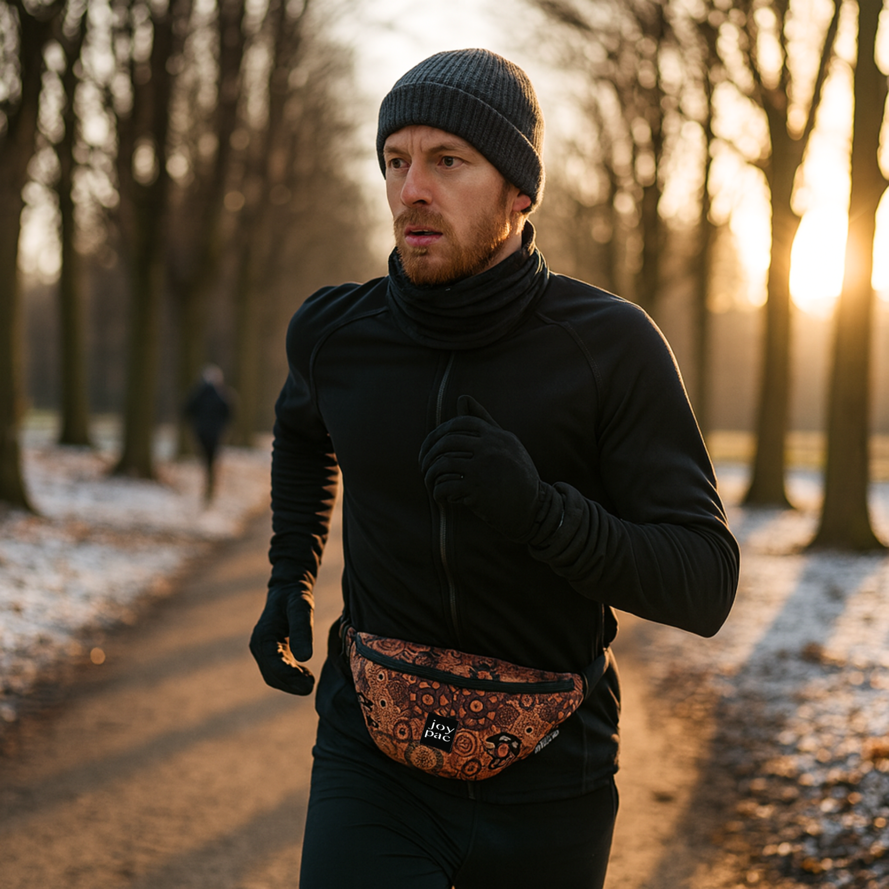 Nerka saszetka JOYPAC Crossme unisex, pojemna, brązowa