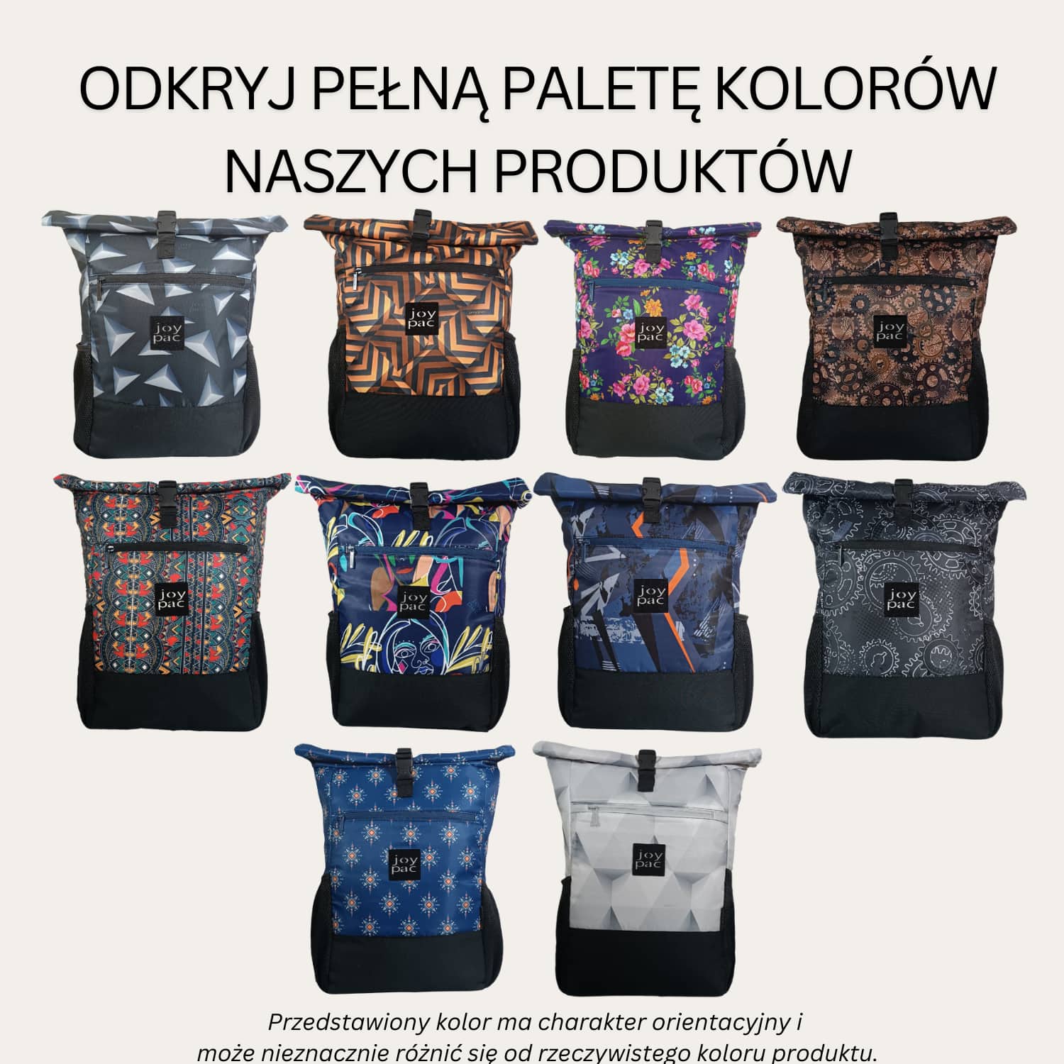 Plecak roll top wielofunkcyjny na laptopa JOYPAC Rollbag grafitowy
