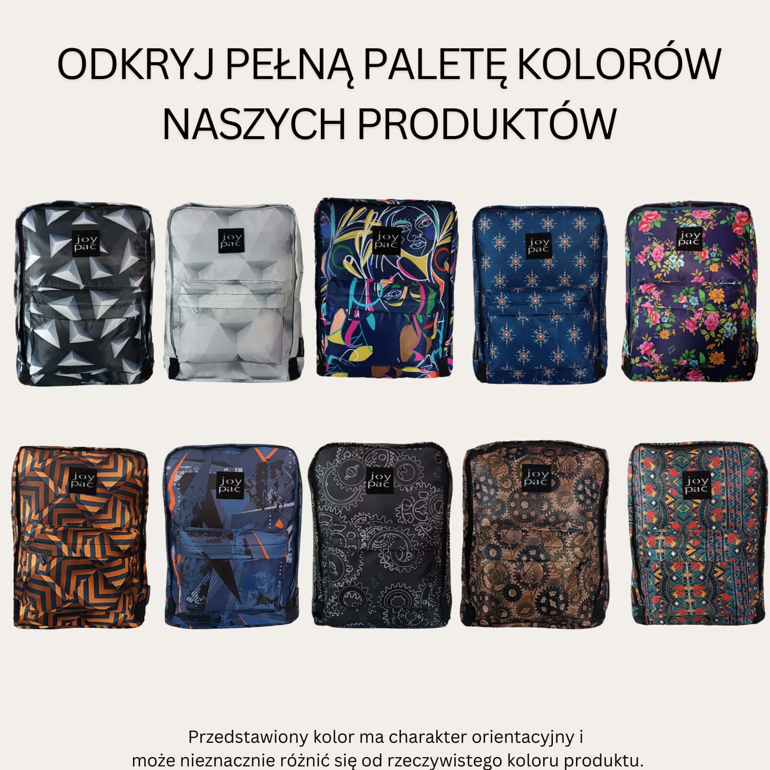 Plecak do samolotu, na laptopa 15.6’ JOYPAC Urbanic brązowy