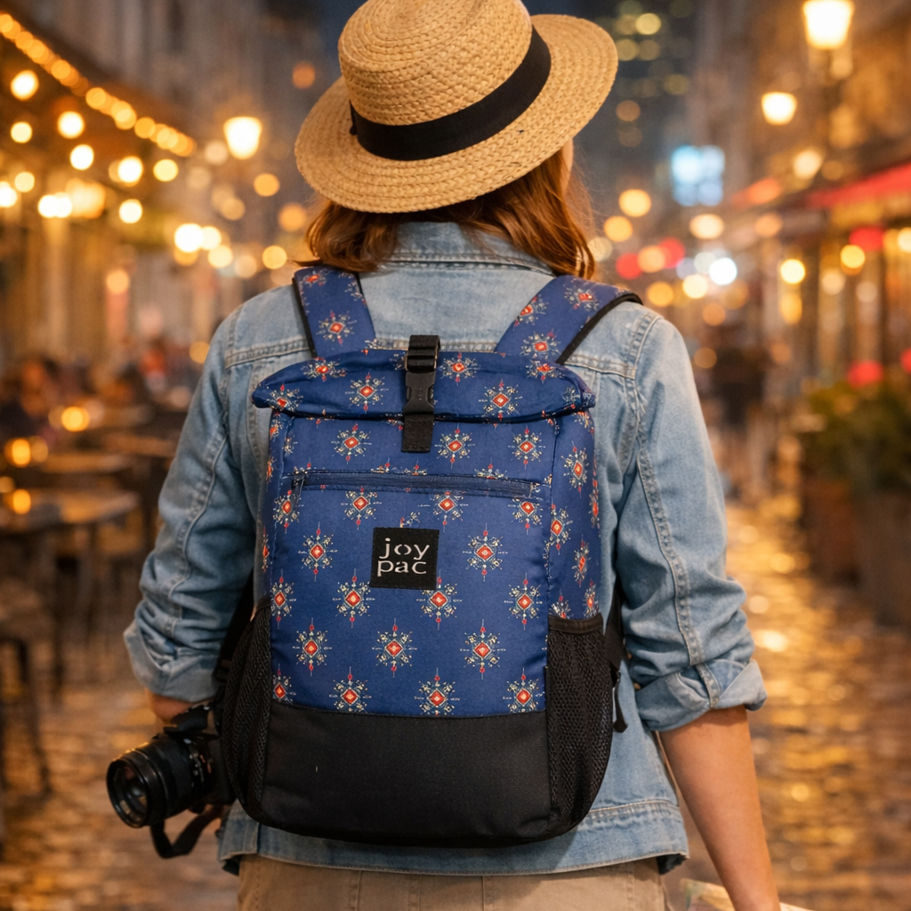 Plecak roll top wielofunkcyjny na laptopa JOYPAC Rollbag niebieski
